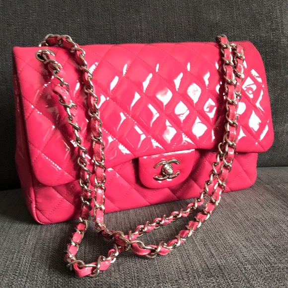 ❌SOLD ❌ Chanel Jumbo Patent Leather double flap - Picture 3 of 8